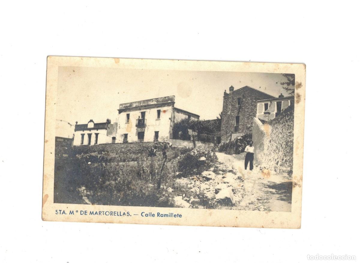 Postales: SANTA MARIA DE MARTORELLAS. CALLE RAMILLETE