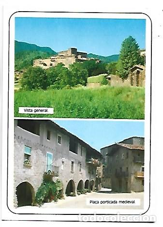 Postales: VISTA GENERAL - PLA&Ccedil;A PORTICADA MEDIEVAL.- GARROTXA - SANTA PAU