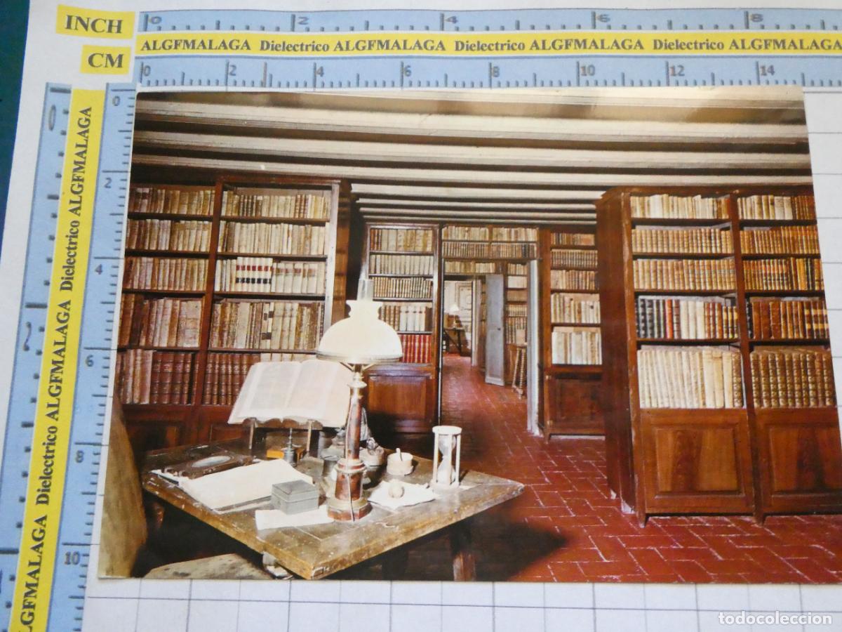 Postales: POSTAL DE BARCELONA. A&Ntilde;O 1970. VILLANUEVA Y GELTR&Uacute; CASA PAPIOL BIBLIOTECA DE &Eacute;POCA 10 ESCUDO O. 2704