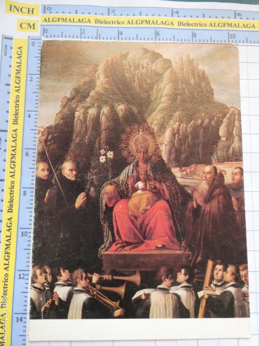 Postales: POSTAL DE BARCELONA. A&Ntilde;O 1990 MUSEO DE MONTSERRAT NUESTRA SE&Ntilde;ORA POR JA RICCI 20 L'ABADIA. 2706