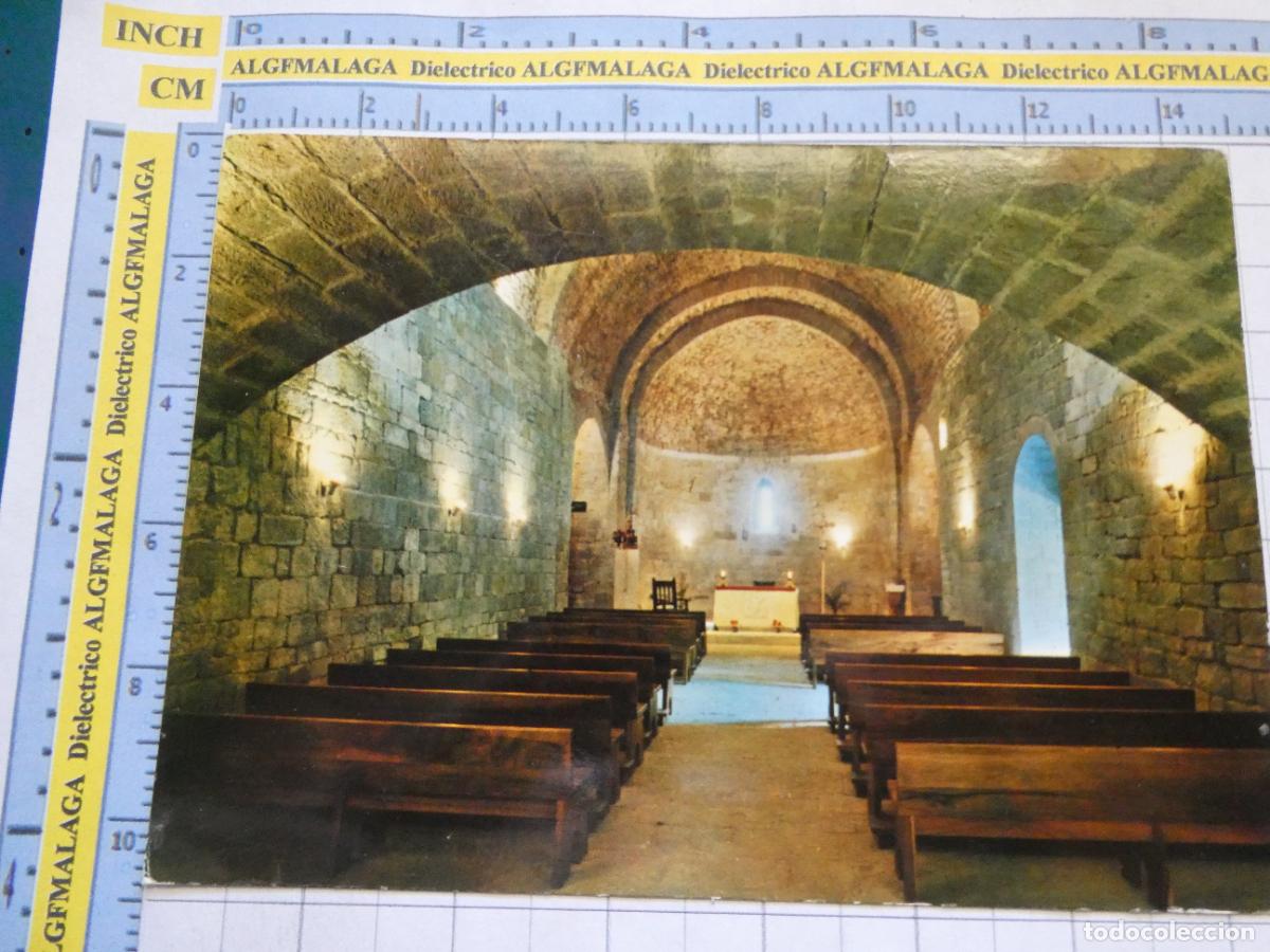 Postales: POSTAL DE BARCELONA. A&Ntilde;O 1972. SANTA MAR&Iacute;A DE LLU&Ccedil;A IGLESIA ROM&Aacute;NICA. GIF 2711