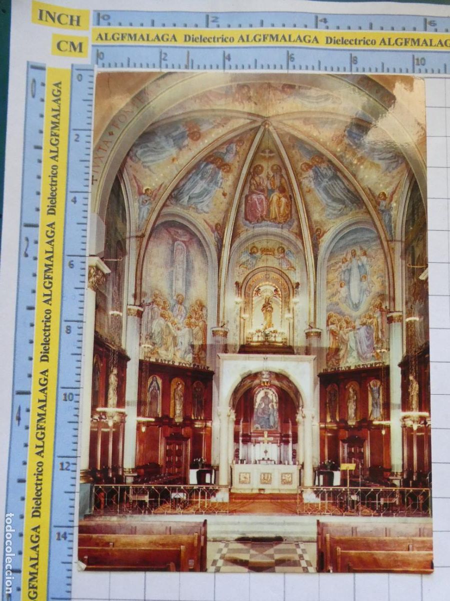 Postales: POSTAL DE BARCELONA. A&Ntilde;O 1976. SABADELL SANTUARI DE LA MARE DE DEU DE LA SALUT 8462 ESCUDO ORO. 2717