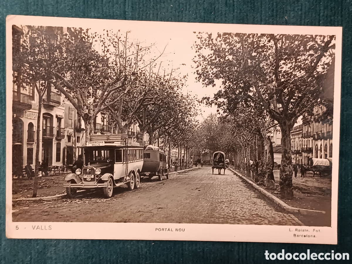 Postales: 5 VALLS. PORTAL NOU. (L. Roisin, fot. Barcelona)