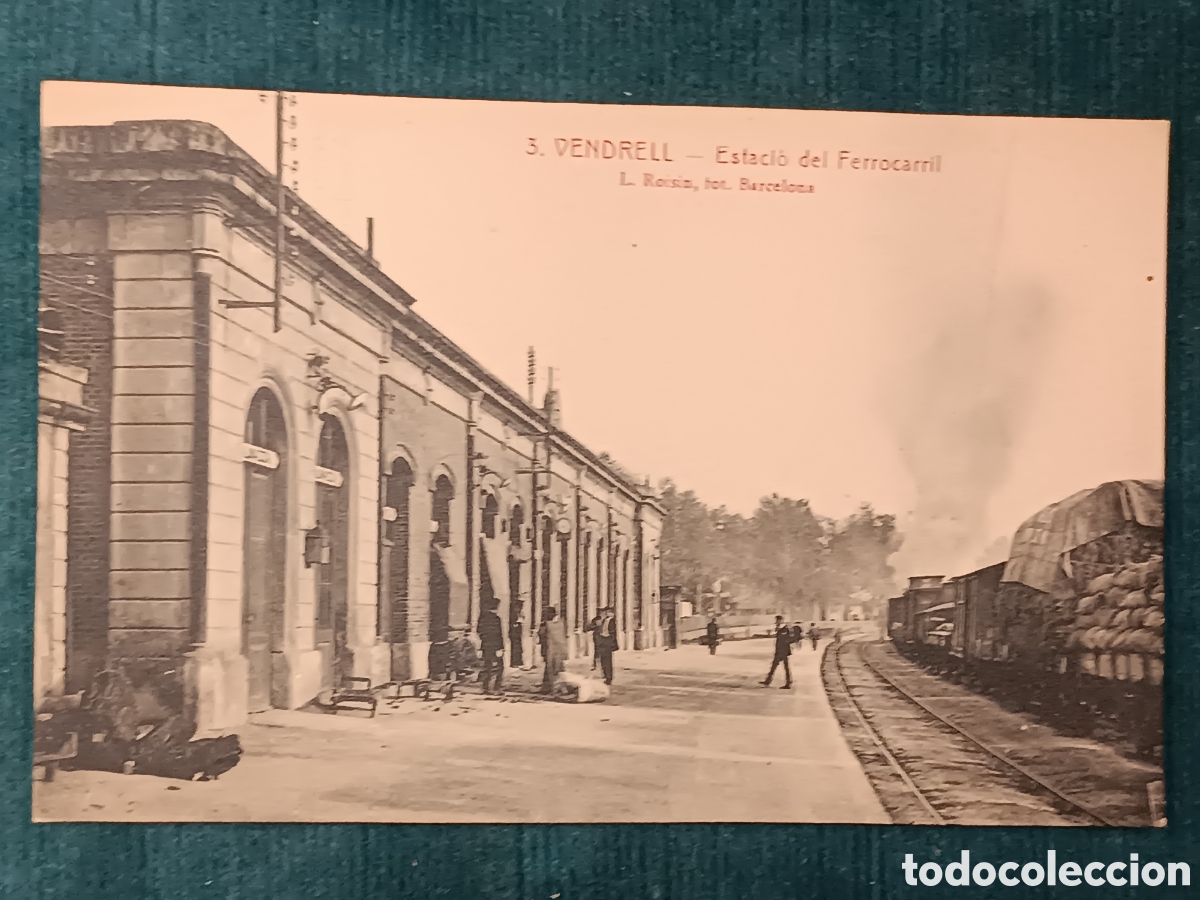 Postales: 3 VENDRELL. Estaci&oacute; del Ferrocarril