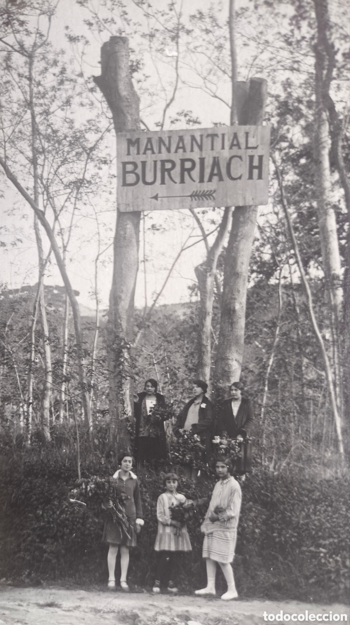 Postales: ARGENTONA RETRAT GRUPAL CARTELL MANANTIAL BURRIAC POSTAL FOTOGR&Aacute;FICA MARESME C. 1915