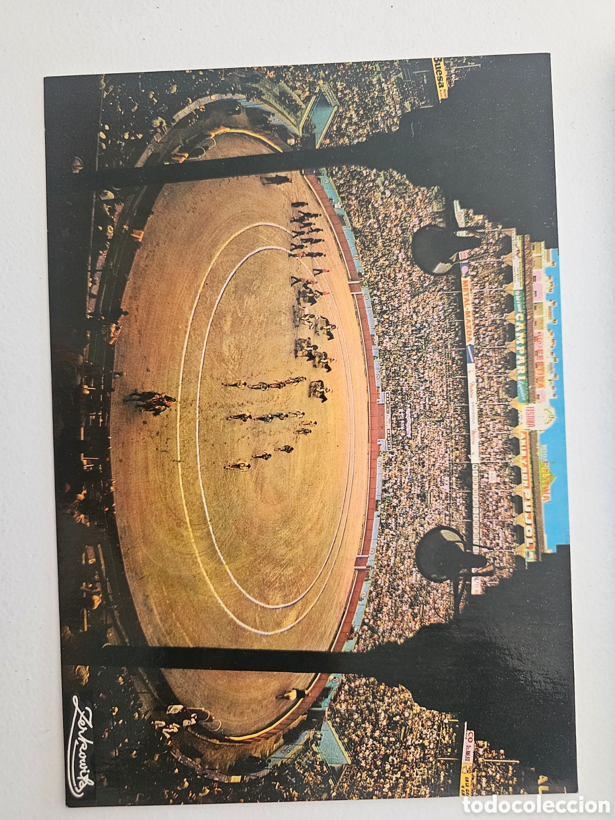 Postales: Postal de gran tama&ntilde;o de la Plaza de Toros, Monumental Barcelona Zerkowitz Barcelona 1980