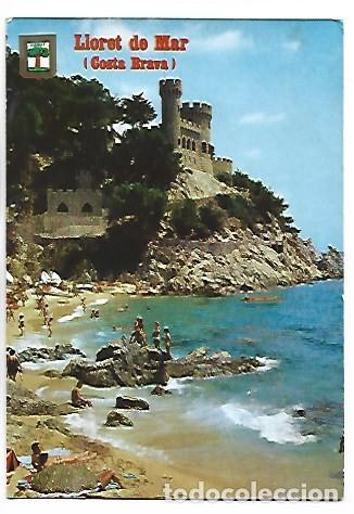 Postales: LA CALETA I CASTELL - &rdquo;LA CALETA&rdquo; AND CASTLE.- COSTA BRAVA, LLORET DE MAR / GIRONA