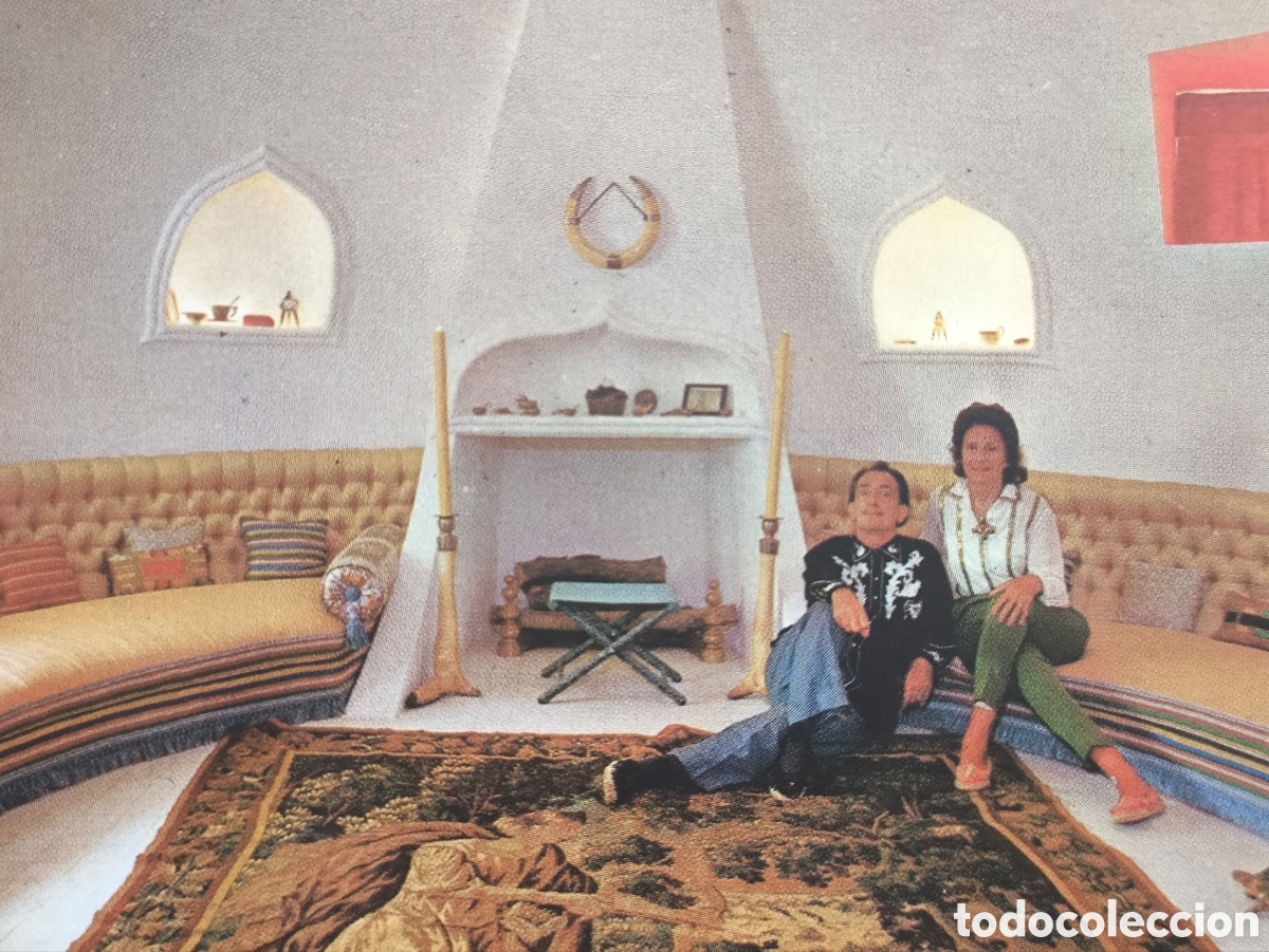 Postales: DAL&Iacute; RETRATO SALON POSTAL A COLOR C. 1965
