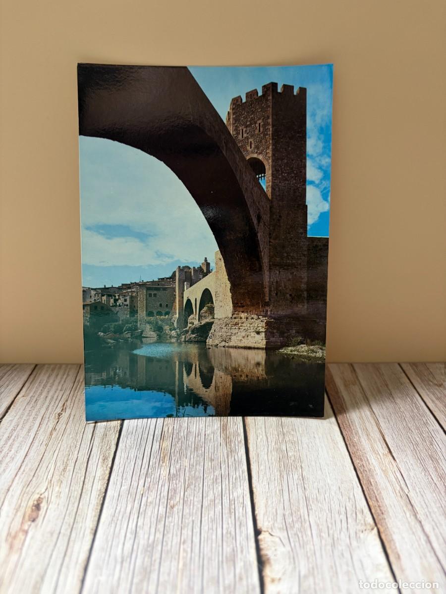 Postales: TARJETA POSTAL. GERONA. 4.- BESALU. PUENTE ROM&Aacute;NICO. EDICIONES ARRIBAS