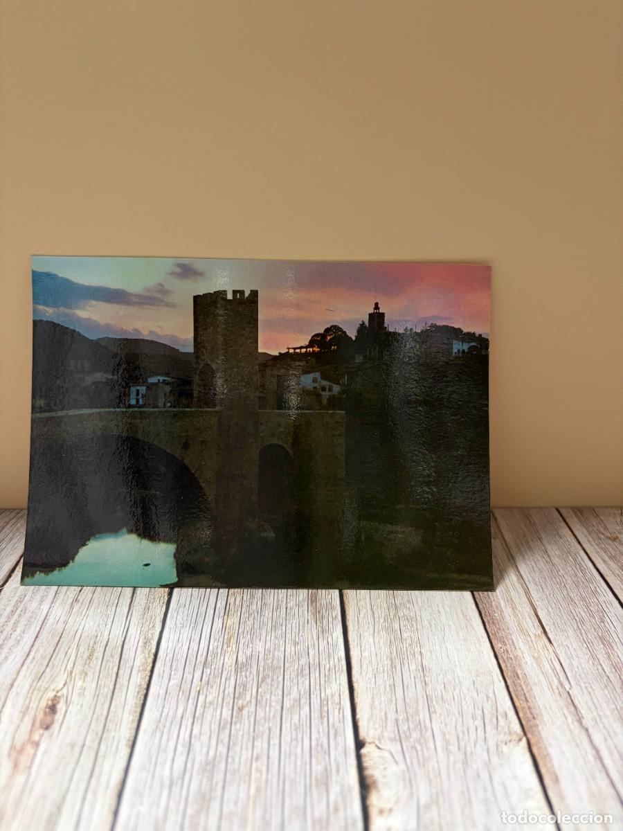 Postales: TARJETA POSTAL. GERONA. 2.- BESALU. ATARDECER. EDICIONES ARRIBAS