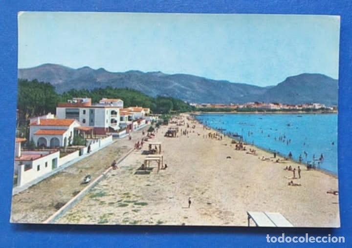 Postales: POSTAL CATALU&Ntilde;A GERONA Rosas Costa brava, Playa Bien Conservada