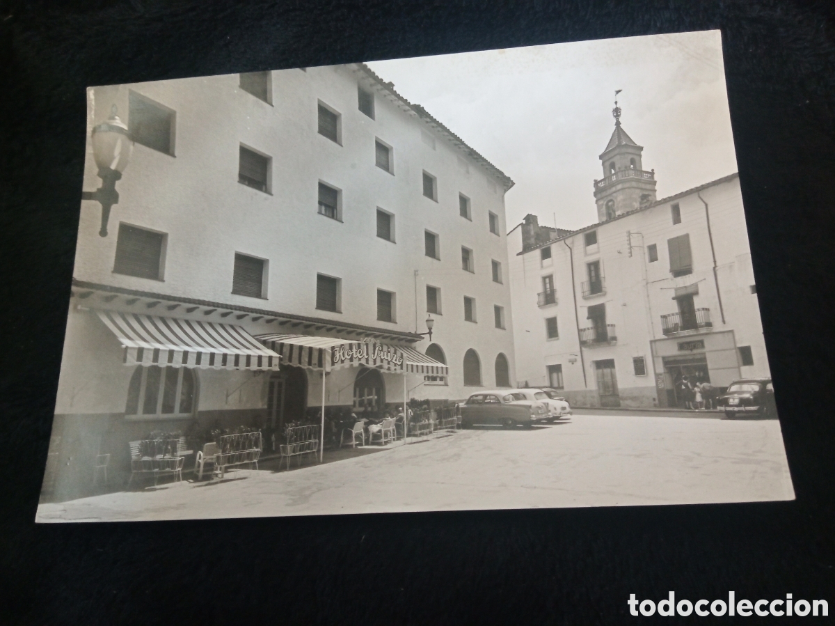 Postales: Antigua postal fotogr&aacute;fica, Hotel Suizo, San Hilario Sacalm (Gerona)