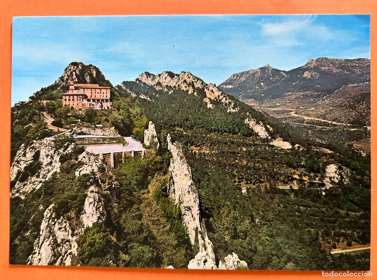 Postales: POSTAL BERGA SANTUARIO DE QUERALT - FOTO LUIGI A&Ntilde;O 1975 - ESCRITA EN 1984