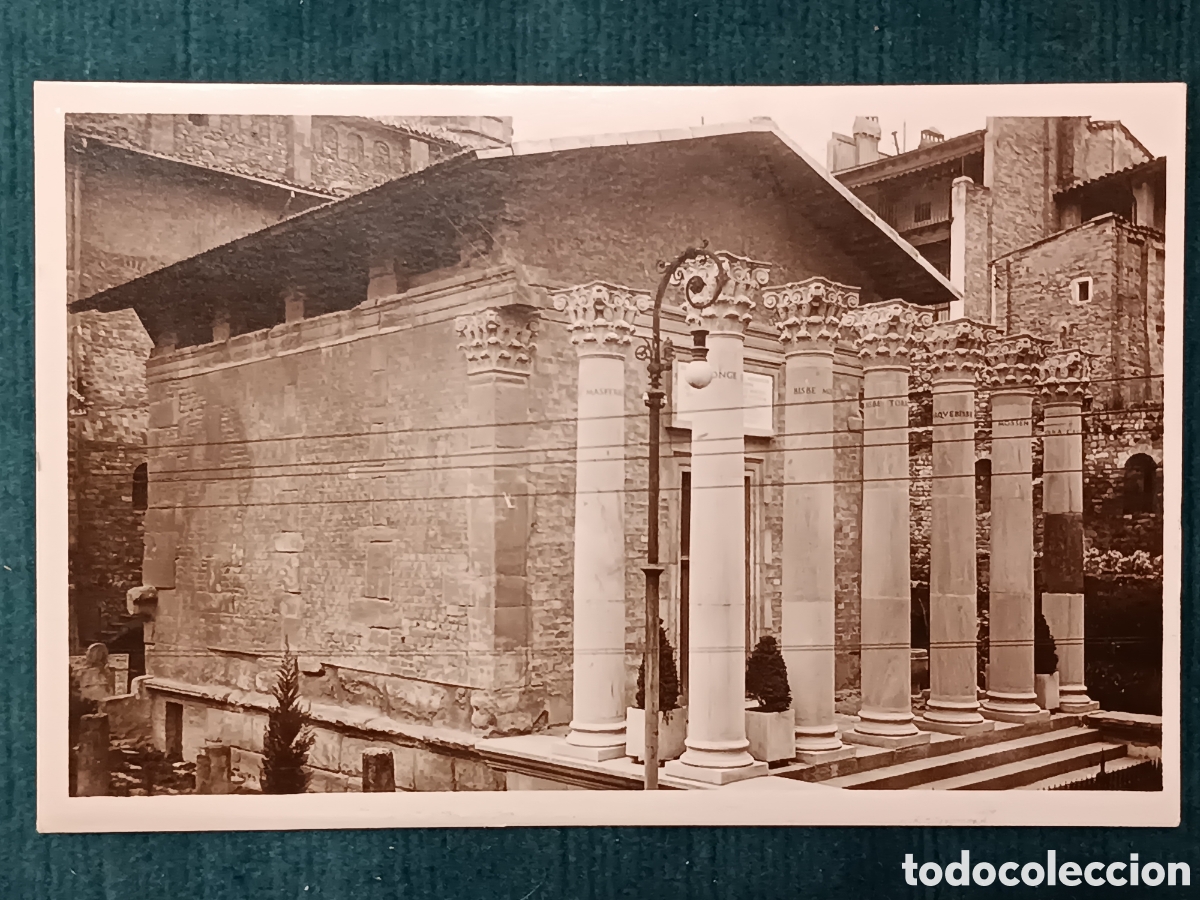 Postales: 5 VICH. Temple Rom&aacute;. (Vic)