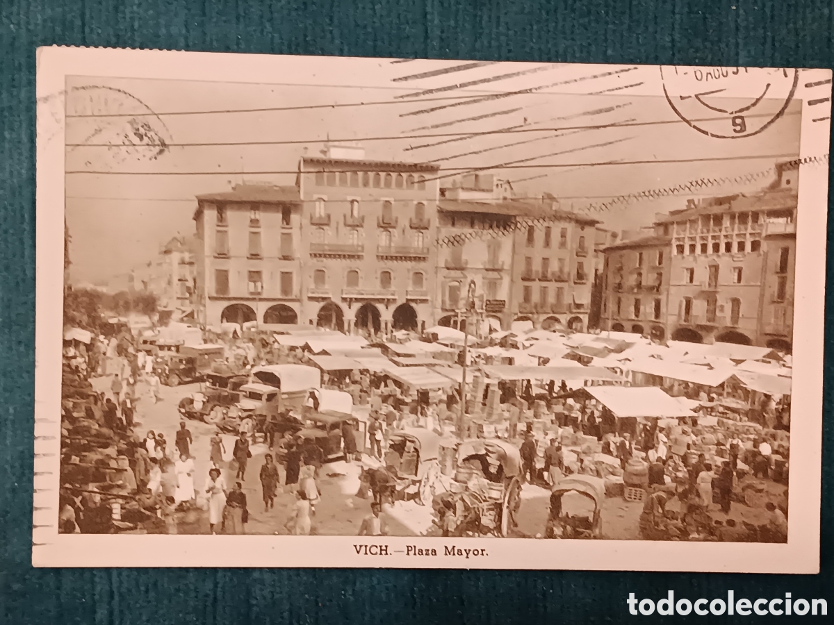 Postales: VICH. Plaza Mayor. (Vic)
