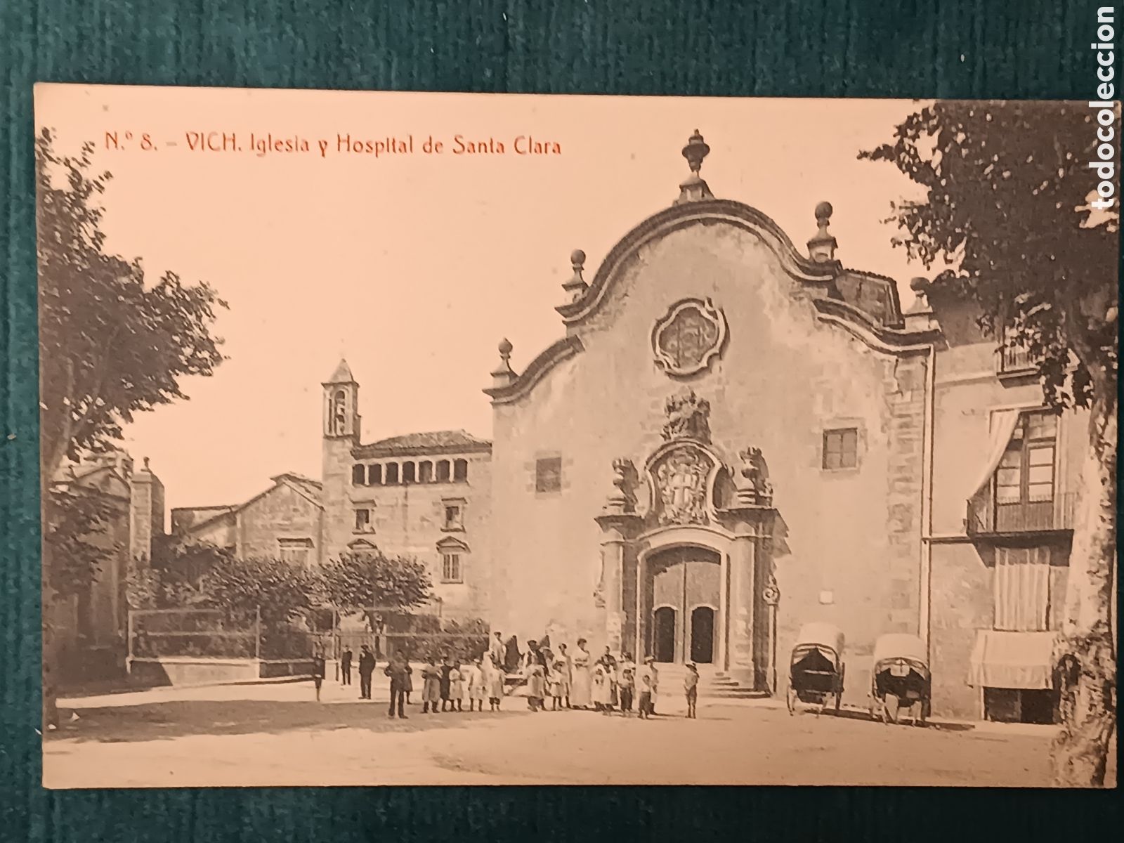 Postales: N&deg;8 VICH. Iglesia y Hospital de Santa Clara