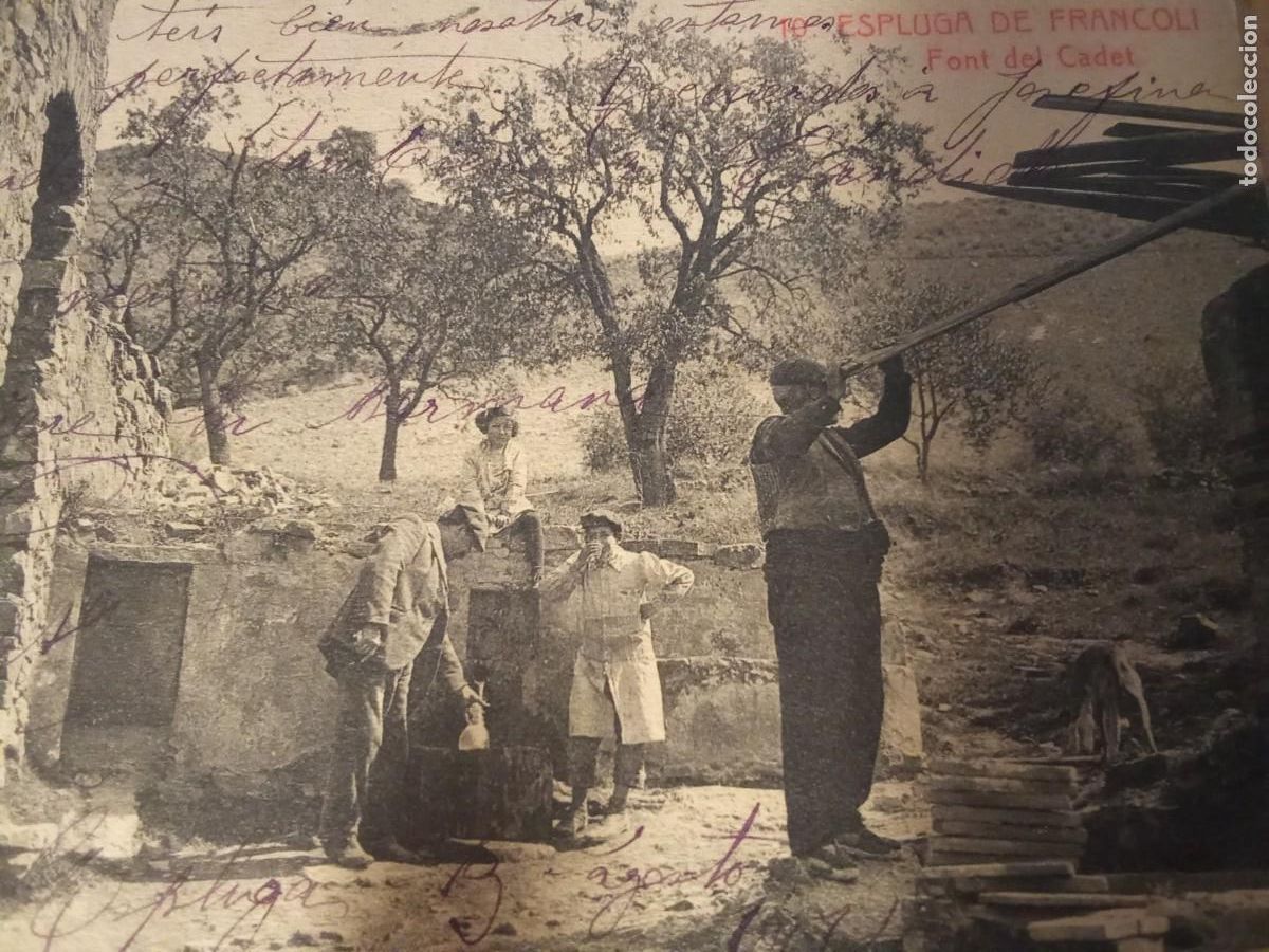 Postales: Espluga de Francol&iacute;.Font del Cadet