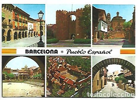 Postales: EL PUEBLO ESPA&Ntilde;OL / SPANISH VILLAGE.- BARCELONA