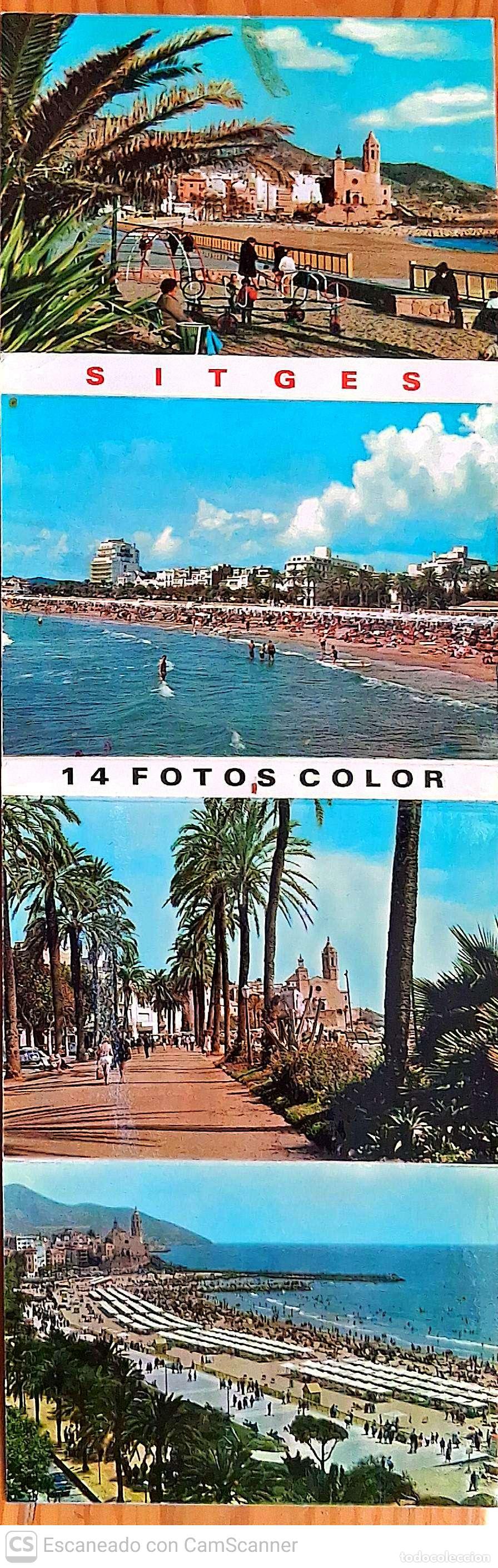 Postales: Sitges- Espa&ntilde;a Librito con 14 Postales en color del tama&ntilde;o 7,5 x 10,5 cm. Muy buen estado de conse