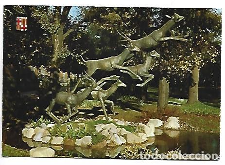 Postcards: PARQUE DE LA CIUDADELA - ZOO - MONUMENTO A WAIT DISNEY.- BARCELONA