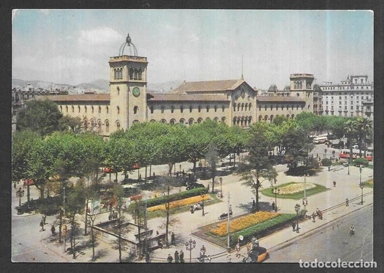 Postkarten: Postal. Barcelona- 5.003 Plaza de la Universidad Reuss Ro/Color 1960