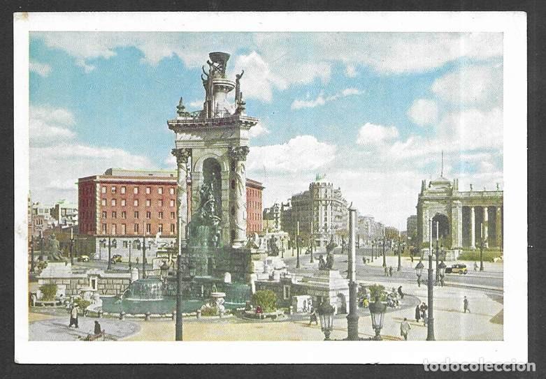 Postales: Postal. Barcelona.serie 7 n&ordm; 8 Plaza de Espa&ntilde;a Lorjusa 1950?