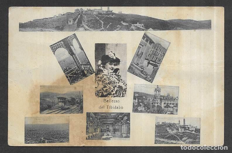 Postales: Barcelona.- Bellezas del Tibidabo . L. Roisin 1920?
