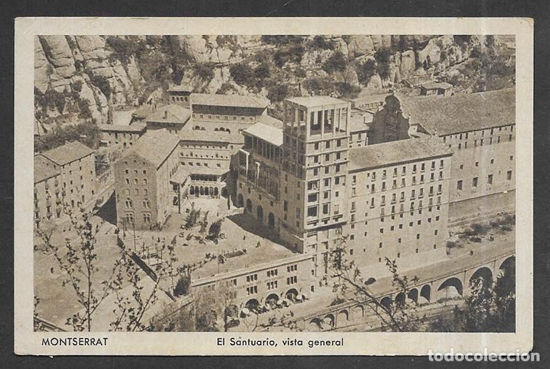 Postales: Postal.-Barcelona - Monserrat El Santuario, vista general. Rieusset 1920/30
