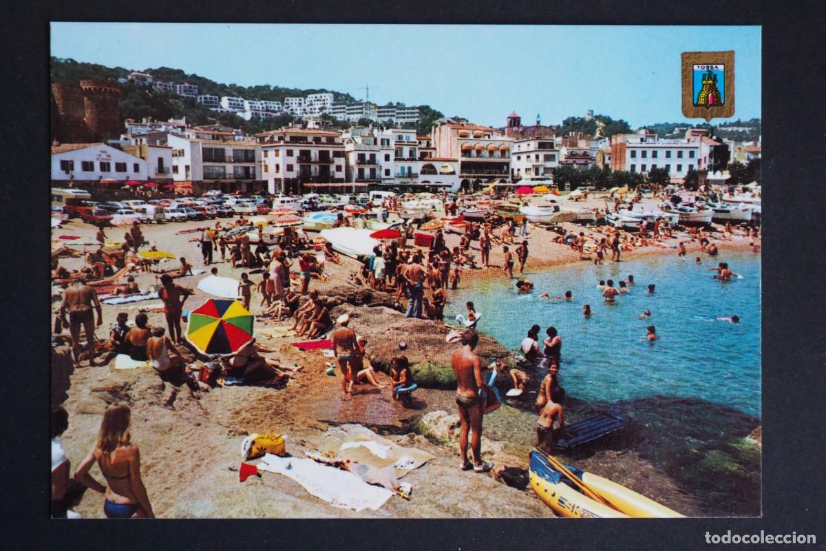 Postales: POSTAL DE TOSSA DE MAR: PLAYA DESDE ES RACO