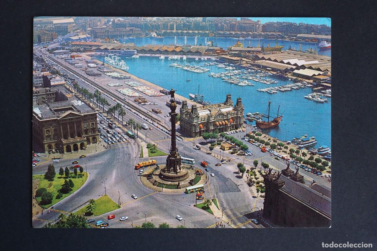 Postales: POSTAL DE BARCELONA: MONUMENTO A COL&Oacute;N