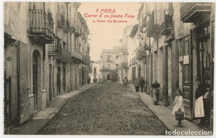 Postales: a11246 piera carrer d'en jaume fons roisin n&ordm;5 sc