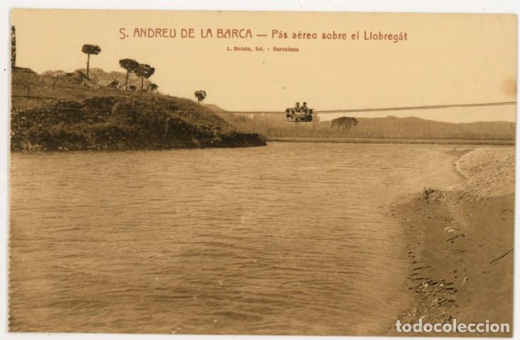 Postales: a11253 sant andreu de la barca pas aereo sobre el llobregat roisin sc