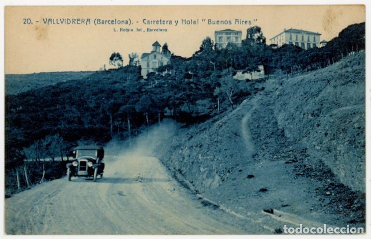 Postales: a11266 Vallvidrera Carretera Y Hotel Buenos Aires Roisin N&ordm;20 sc automovil