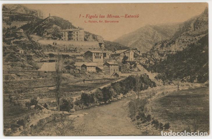 Postales: a11271 Figols Las Minas Estacio Roisin N&ordm;1 sc