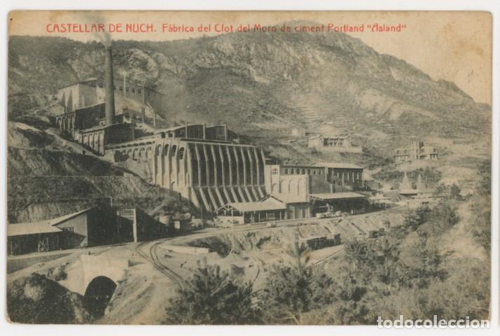 Postales: a11294 Castellar De N'huch Fabrica Del Clot Del Moro De Ciment Portland Asland Thomas sc