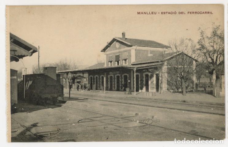 Postales: a11304 manlleu estacio del ferrocarril mauri sc