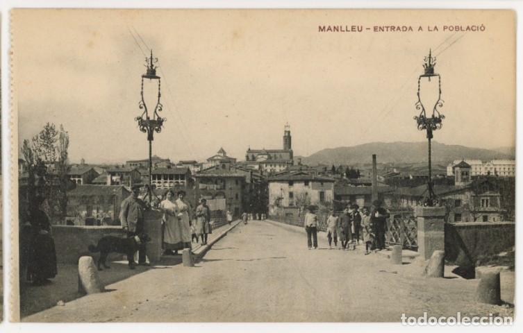 Postales: a11305 manlleu entrada a la poblacio mauri sc