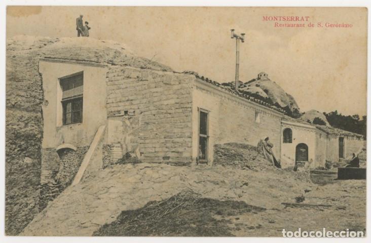 Postales: a11311 Montserrat Restaurant De Sant Jeroni roca n&ordm;50 sc