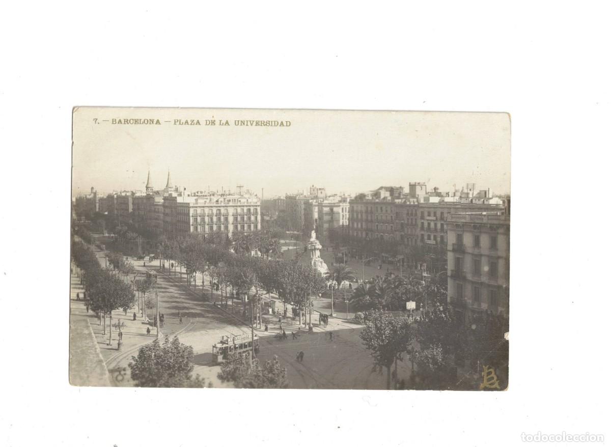 Postales: BARCELONA. PLAZA UNIVERSIDAD. LU&Iacute;S BARTRINA