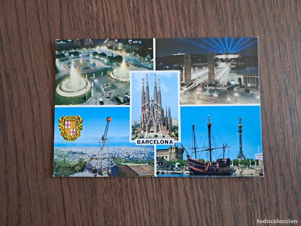 Postales: postal de Espa&ntilde;a, diferentes vistas de Barcelona. n&ordm; 50.021.