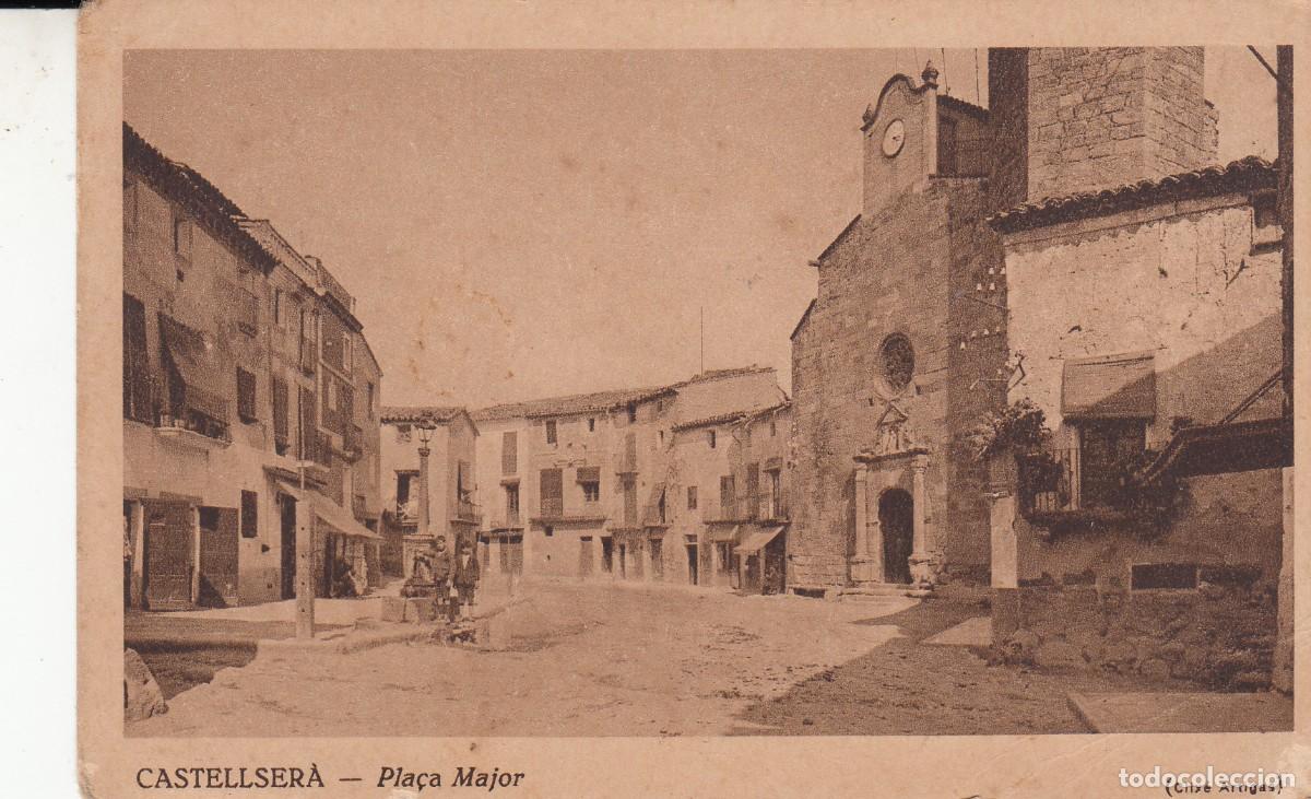 Postales: POSTAL CASTELLSER&Agrave; - PLA&Ccedil;A MAJOR - CLIX&Eacute; ARTIGAS -