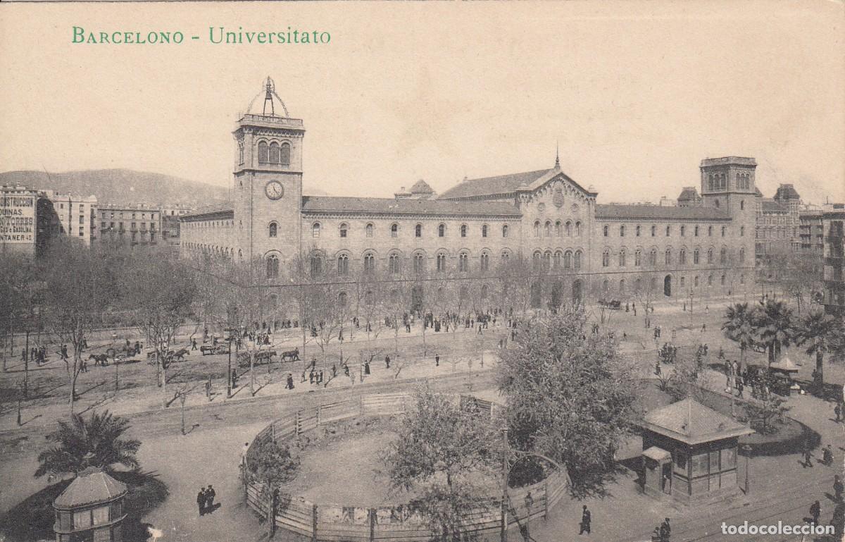 Postales: 1909 POSTAL ESPERANTO BARCELONA - UNIVERSITATO - UNIVERSITAT