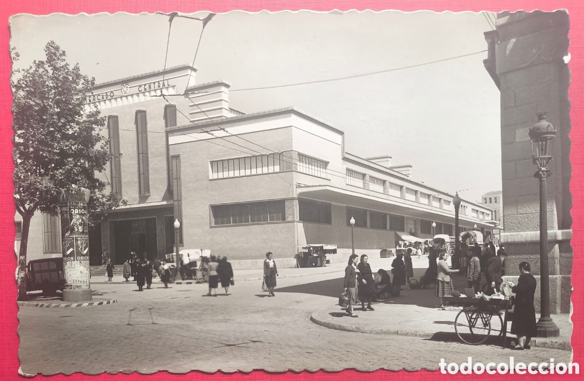 Postales: REUS MERCAT CARRER JOSEP SARD&Agrave; I CAIL&Agrave; POSTAL FOTOGR&Aacute;FICA ANIMADA TARRAGONA C. 1955