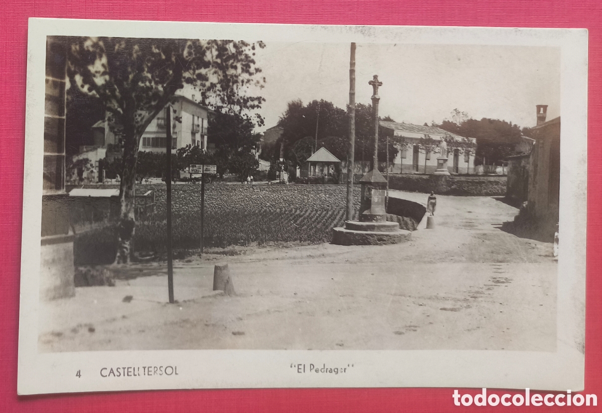 Postales: CASTELLTER&Ccedil;OL BARRI EL PEDREGAR POSTAL FOTOGR&Aacute;FICA MOIAN&Egrave;S C. 1955