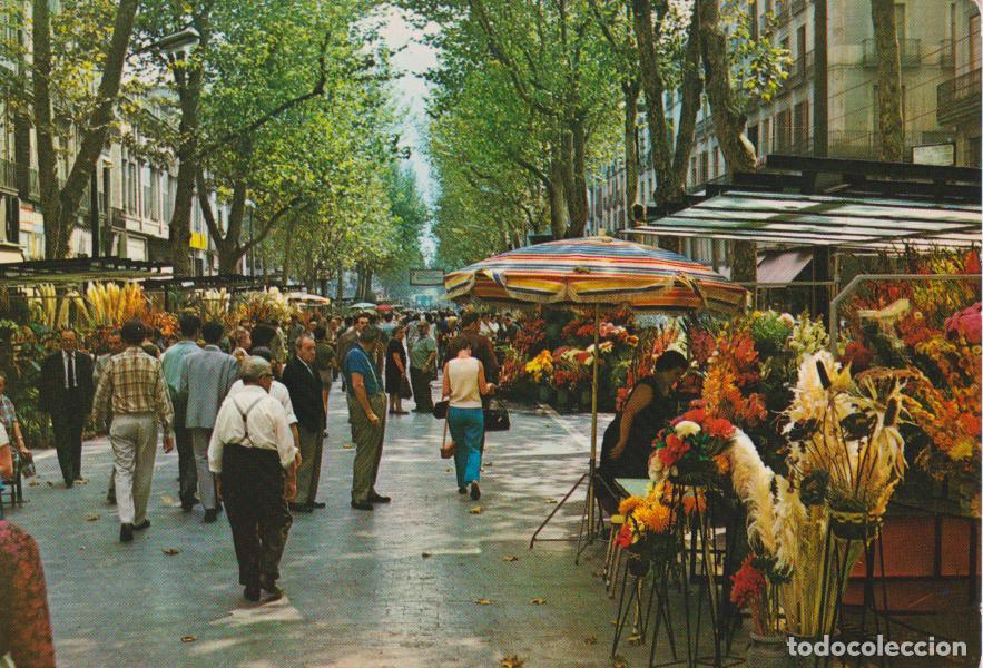 Postales: BARCELONA, LAS RAMBLAS - VIS COLOR N&ordm;88 - EDITADA EN 1966 - S/C