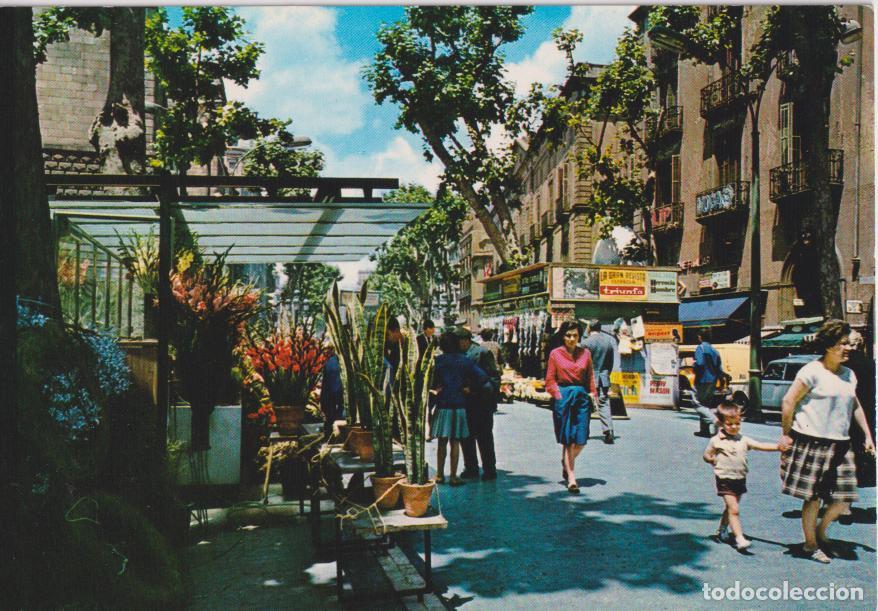 Postales: BARCELONA, LAS RAMBLAS - VIS COLOR N&ordm;55 - EDITADA EN 1965 - S/C