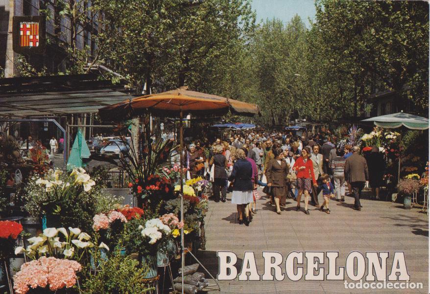 Postales: BARCELONA, LAS RAMBLAS - ESCUDO DE ORO N&ordm;234 - EDITADA EN 1973 - S/C