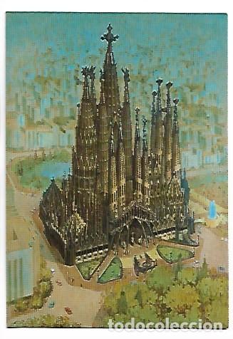 Postales: TEMPLE EXPIATORI DE LA SAGRADA FAMILIA.- BARCELONA