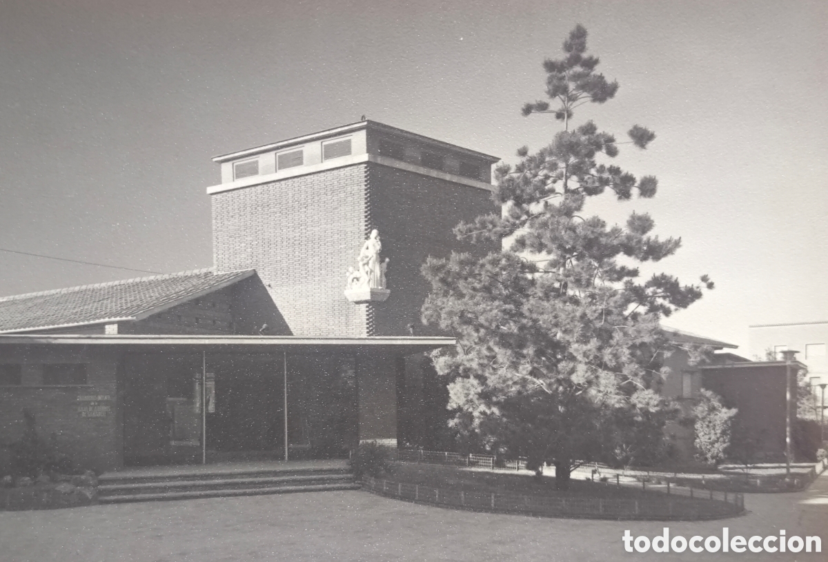 Postales: SABADELL ESCOLA SANTA GEMMA PLA&Ccedil;A VALL&Egrave;S POSTAL FOTOGR&Aacute;FICA C. 1955