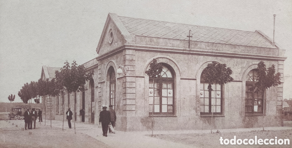 Postales: SABADELL ESTACI&Oacute; FERROCARRIL POSTAL ANIMADA JOAQU&Iacute;N MUMBR&Uacute; C. 1920